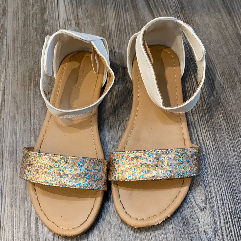 Old navy sandals. Sparkle